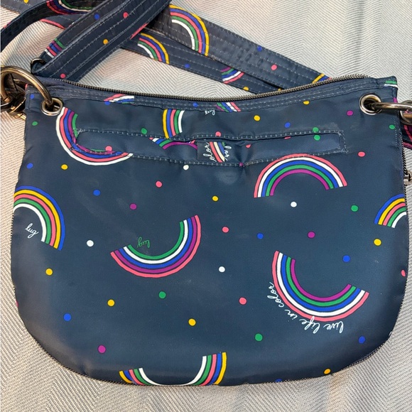 Lug Swivel crossbody adjustable strap with one shoulder strap, removable rainbow - Picture 4 of 14